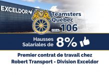 Premier contrat de travail chez Robert Transport – Division Exceldor