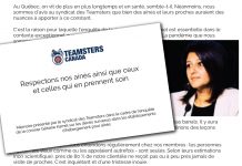 Les Teamsters présentent leur mémoire à la coroner Géhane Kamel